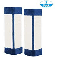 DZL- 2 Piezas rascador para Esquinas Tablero rascador para Gatos Rascador esquinero de Pared para Gato Poste Rascador…